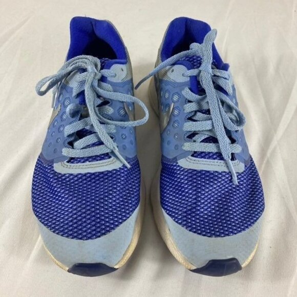 Girls Nike Downshifter 7 Blue Sneaker 4Y - Picture 3 of 8